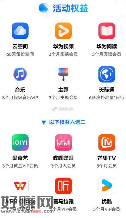 华为手机升级鸿蒙NEXT系统可领2个视频会员3个月-创客网